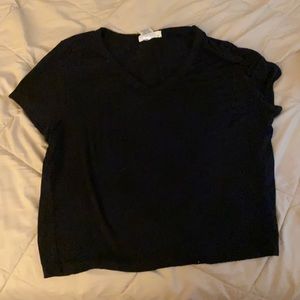 Black tee fitted size m
